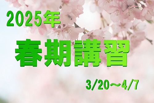 春期講習2025| 浦安駅・妙典駅・行徳駅の個別指導の学習塾なら伸栄学習会